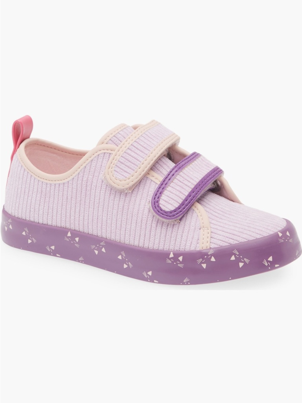 Tucker and Tate Wren Purple and Pink Velcro Sneakers Playground School Summer